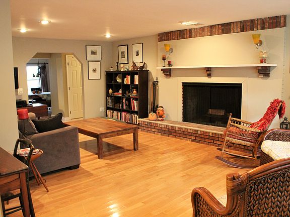 Gleaming hardwood floors.