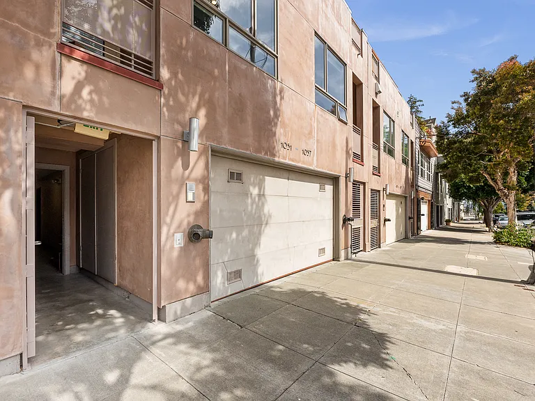 Front of building and entryway.