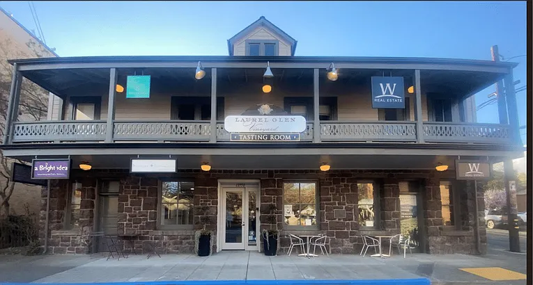 Just 200 ft from the House _ The Historic Poppe Building, an Early_1900s Glen Ellen Landmark, and the Laurel Glen Winery Tasting Rooms