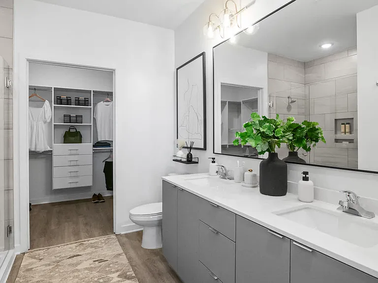 Bathroom with Walk-in Closet