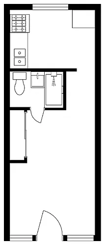 Floor plan Studio