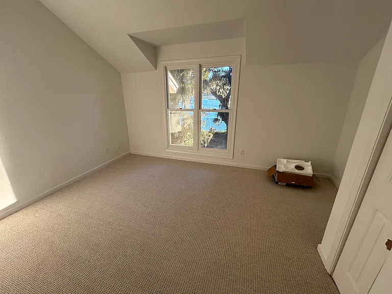 Upstairs bedroom with view