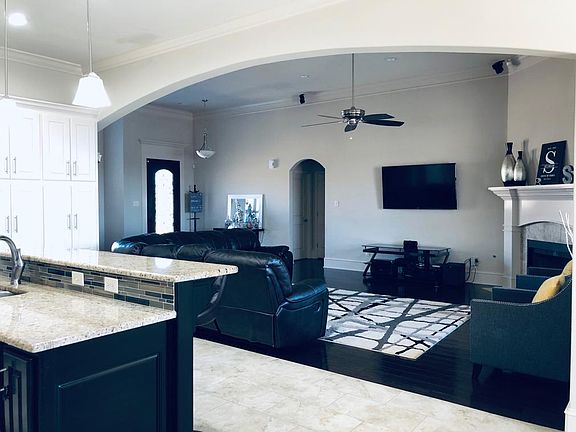 Living room and kitchen