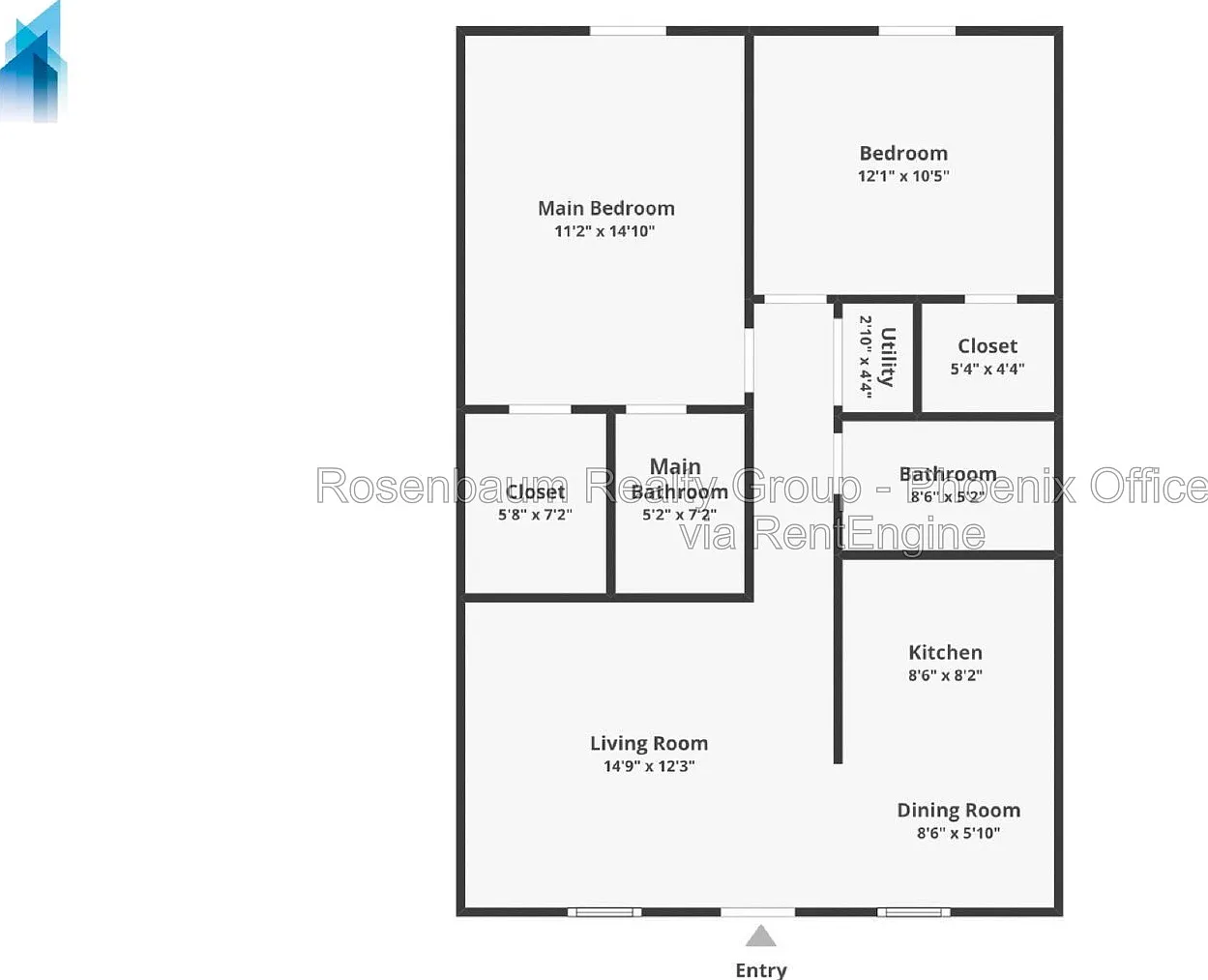 2 bed, 2.0 bath, 836 sqft, $1,249 — Photo 2