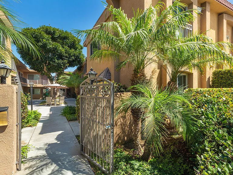 Community Entrance Gate Leading to Courtyard