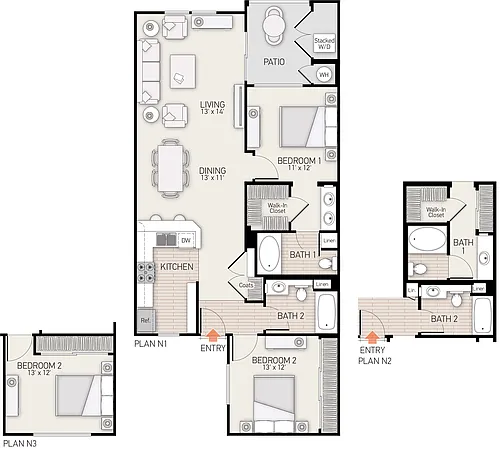 Floor plan Plan N