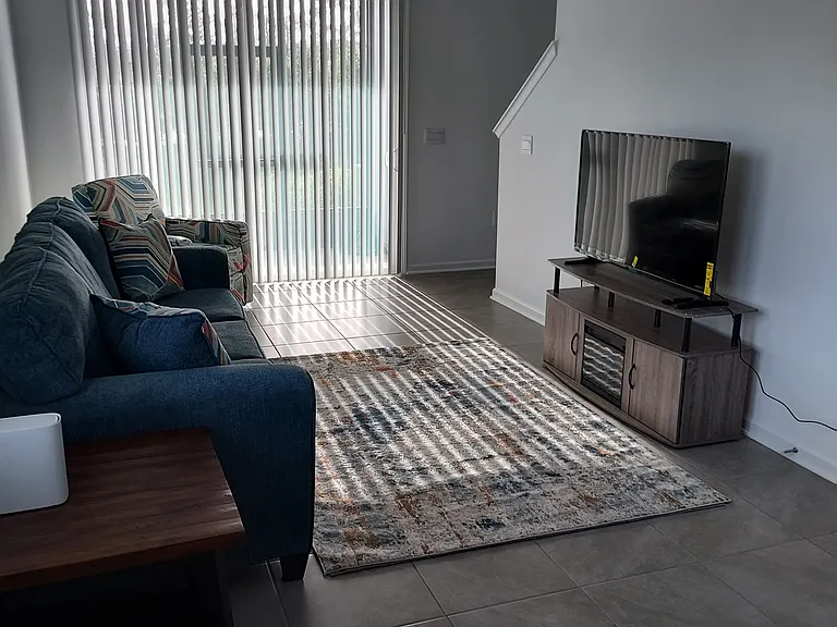 Living room with Lanai