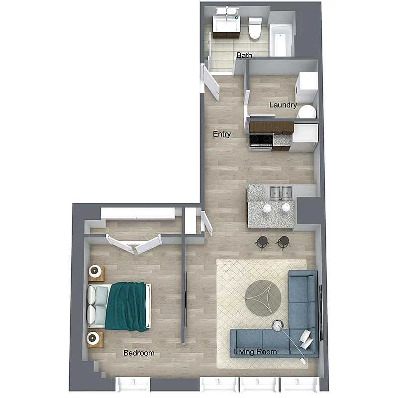 Floor plan Race Loft III