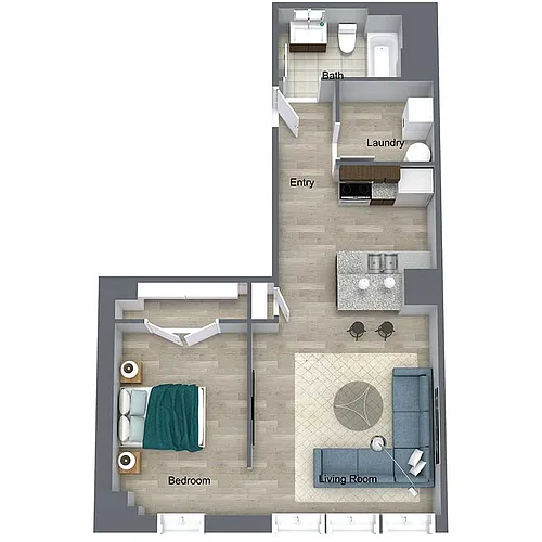 Floor plan Race Loft III