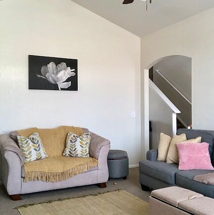 Livingroom located at the entrance of the home.