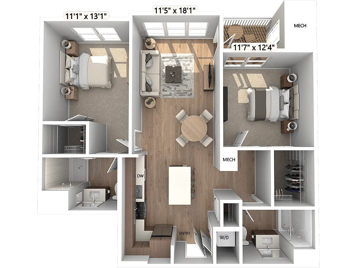 Floor plan B2-002-228