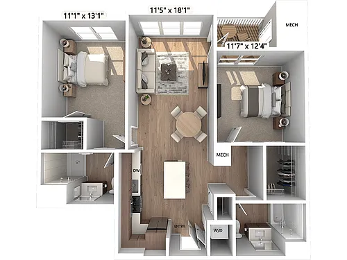 Floor plan B2-002-228