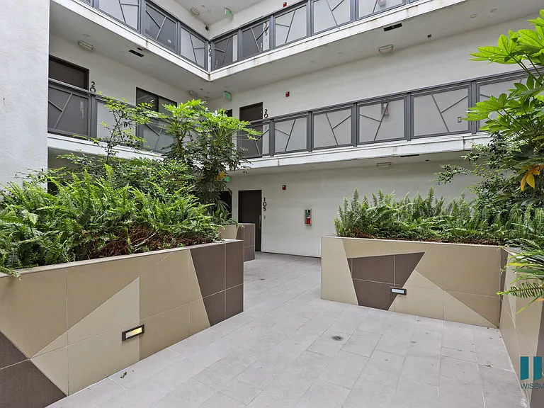 Interior Courtyard of Hayworth Hyde