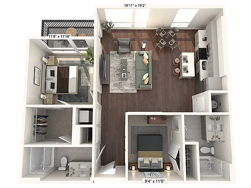 Floor plan B2