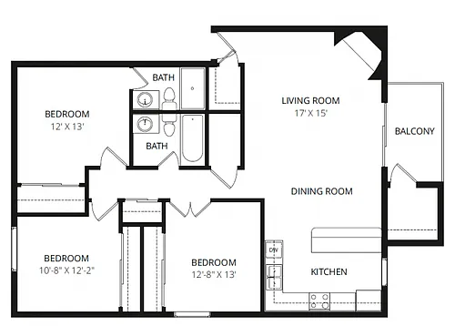 Floor plan 3x2 Hefner