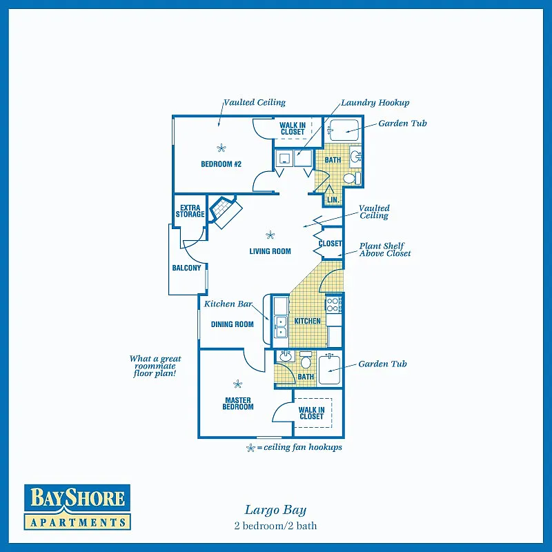 Floor plan I Largo Bay 2.2 Up
