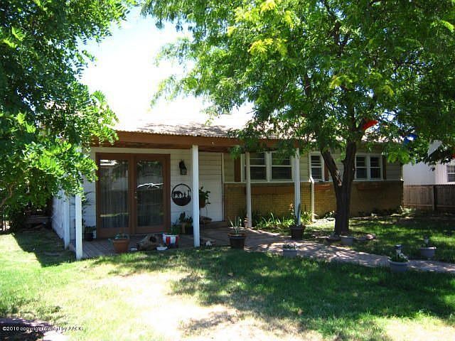 front view several trees in front with shade