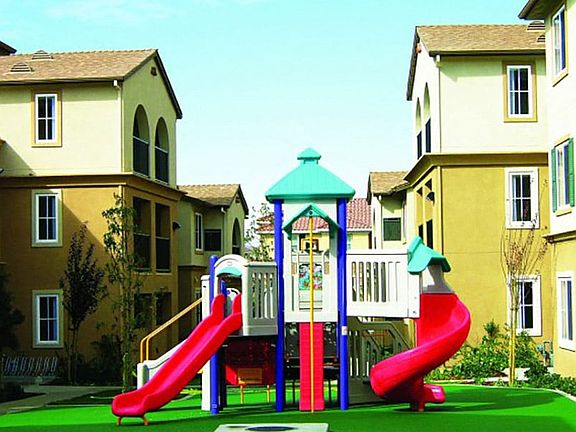 Tot lot play area
