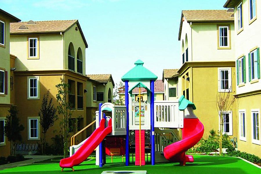 Tot lot play area