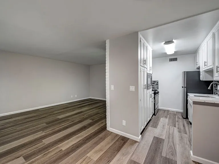 Two Bedroom View to Kitchen