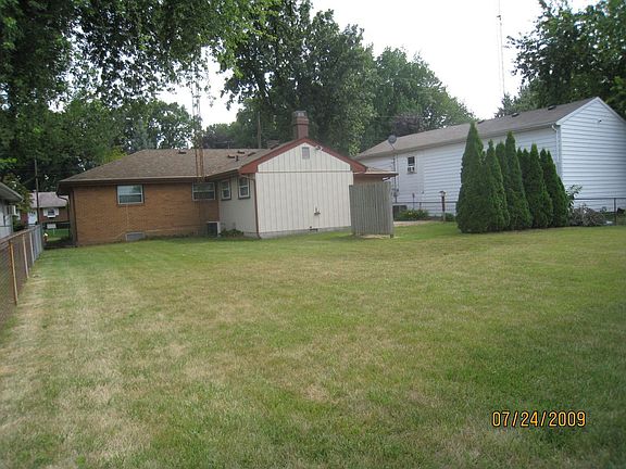 Large fenced in back yard