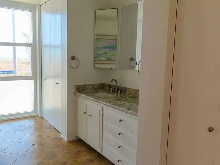 Bathroom sink with new counter top