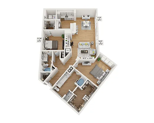 Floor plan Plan N (B2G)