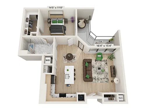 Floor plan The Calm