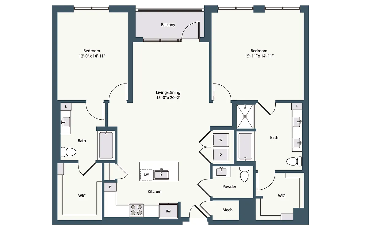Floor plan 2C2