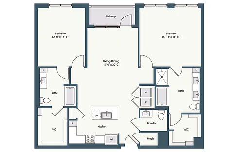 Floor plan 2C2