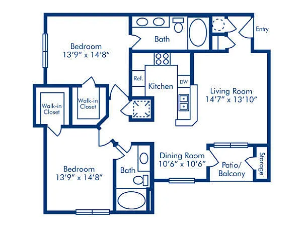 Floor plan E