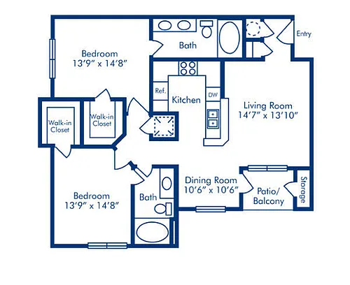 Floor plan E