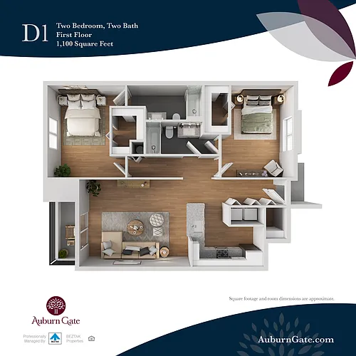 Floor plan D1 Enhanced