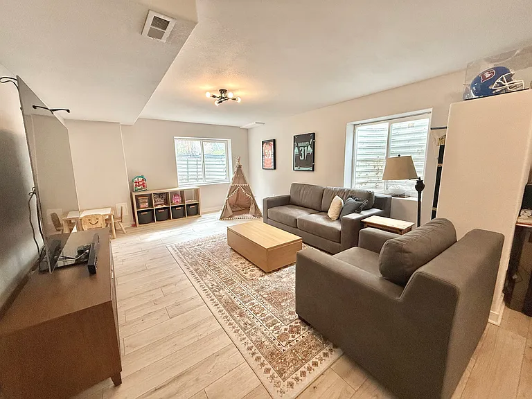 Basement - partially finished area