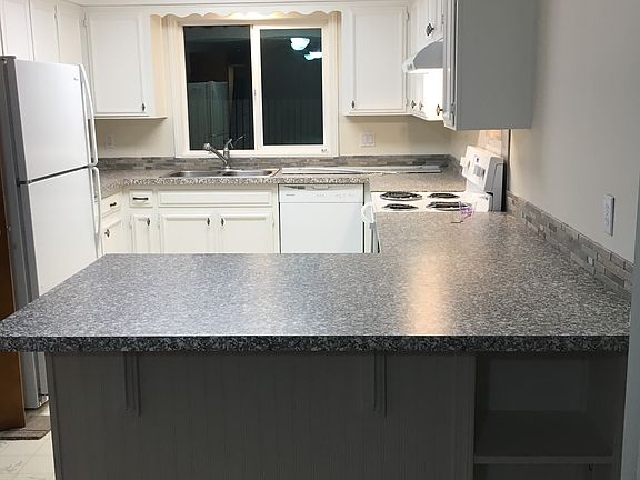 Added counter and cupboards 