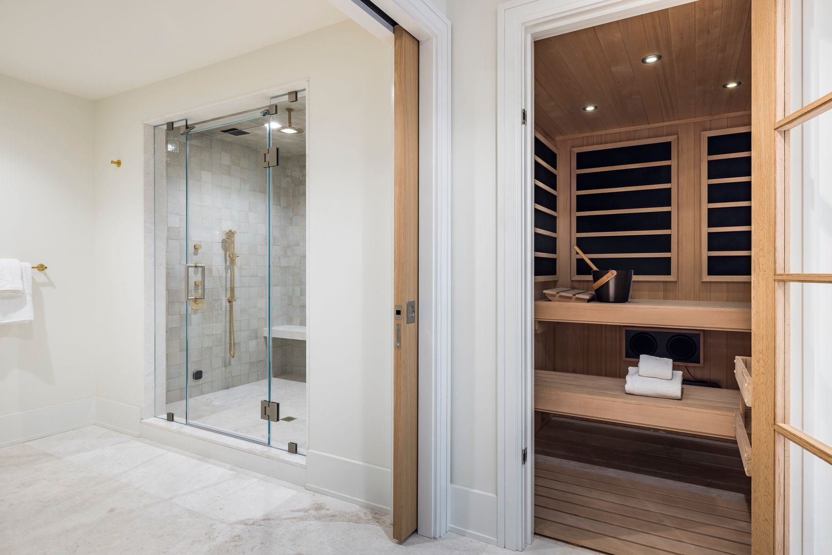  Lower Level Sauna Bathroom