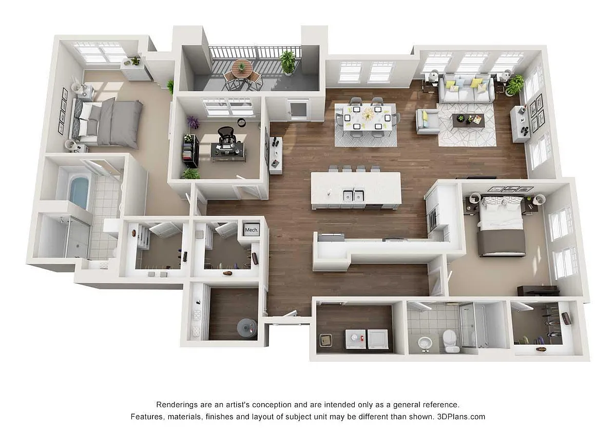Floor plan The Harvard