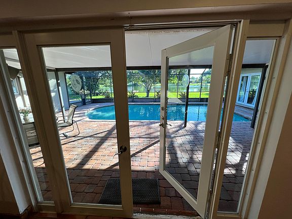 French doors leading to the patio.