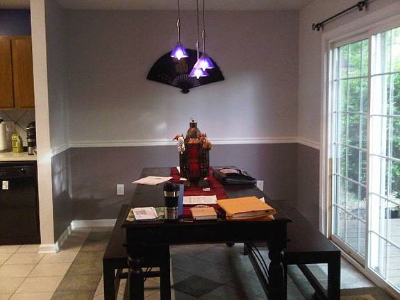 Tiled Dining Room