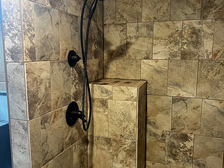 Walk in shower