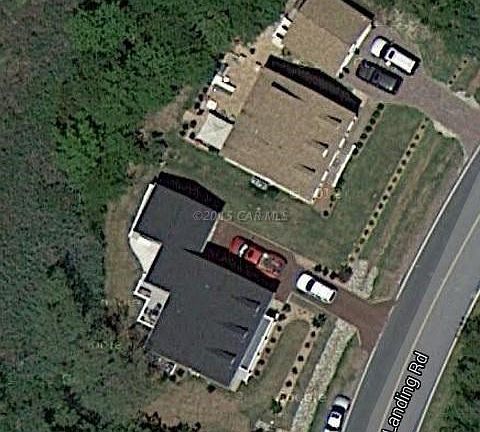 Aerial close up