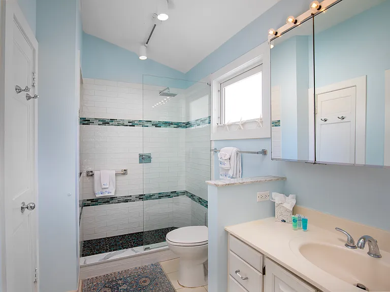 Upgraded master bathroom shower.