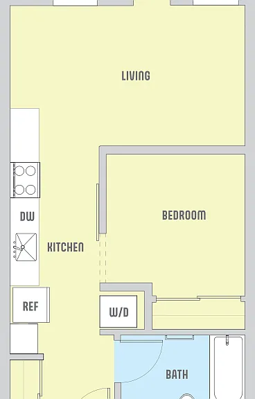 Art Deco Floorplan Diagram