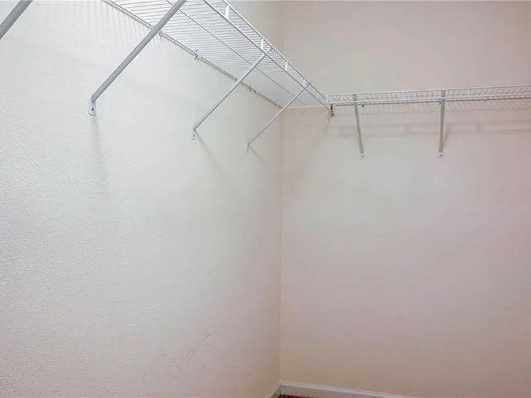 Walk in master closet