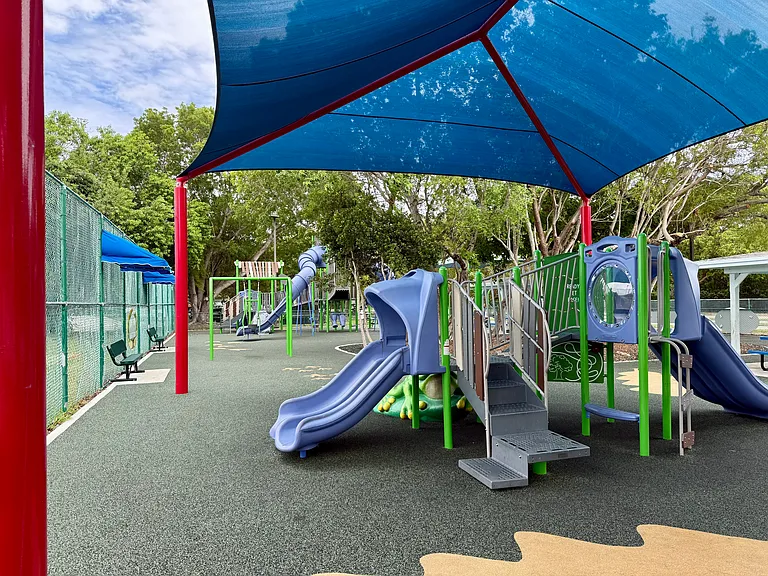 public playground down the street