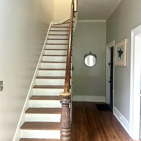 Stairwell to upper Apt.