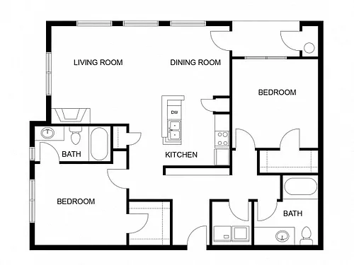 Floor plan The Roosevelt