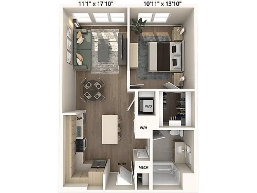 Floor plan A13-Base