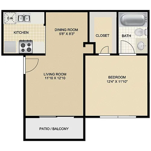 Floor plan Brazos