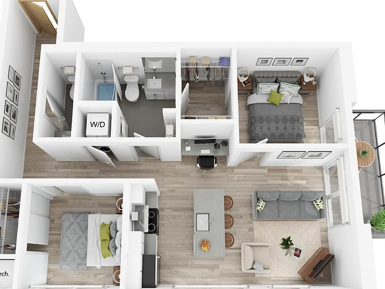 Plan G | 2 bed, 2 bath Plan G | 2 bed, 2 bath